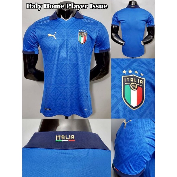 Jual Jersey Itali Italy Home Player Issue Pi Shopee Indonesia