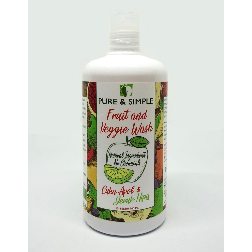 Jual VERDURE Vegetable FRUIT VEGGIE WASH 500 ML Shopee Indonesia