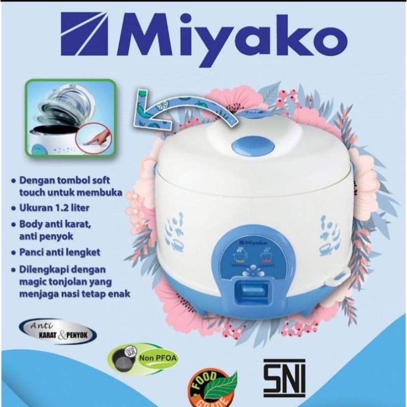 Jual RICE COOKER MIYAKO 1 2LITER Shopee Indonesia