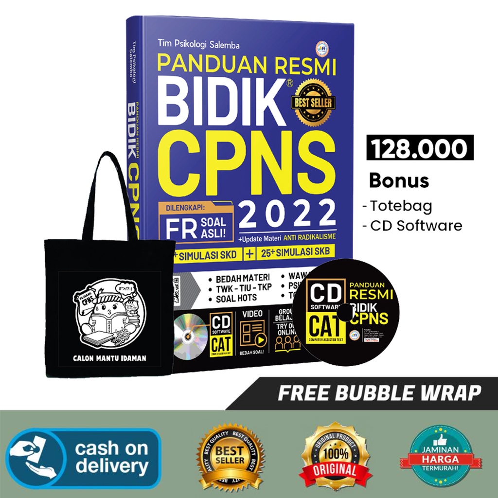 Buku Cpns Panduan Resmi Bidik Cpns Free Cd Shopee Indonesia