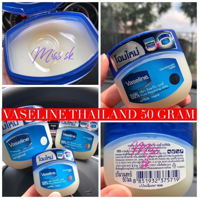 Jual Promo Terbaru 50 Gram Vaseline Thailand 50 Gram Original Pure