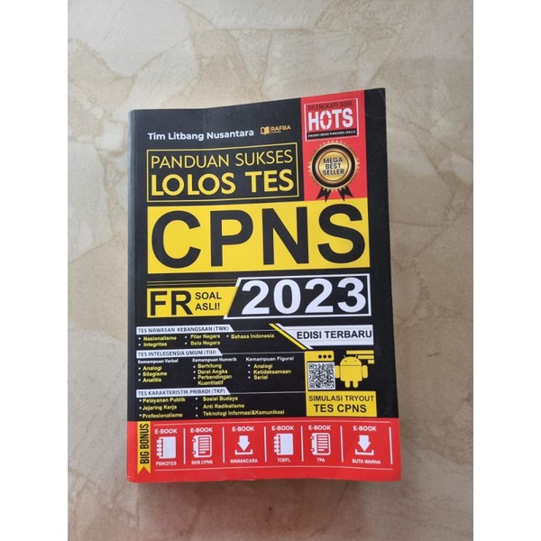 Jual Buku Panduan Sukses Lolos Tes CPNS 2022 CPNS 2023 Shopee Indonesia