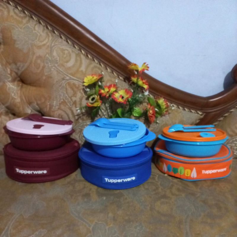 Jual Crystalwave Lunch Set Tupperware Original Shopee Indonesia