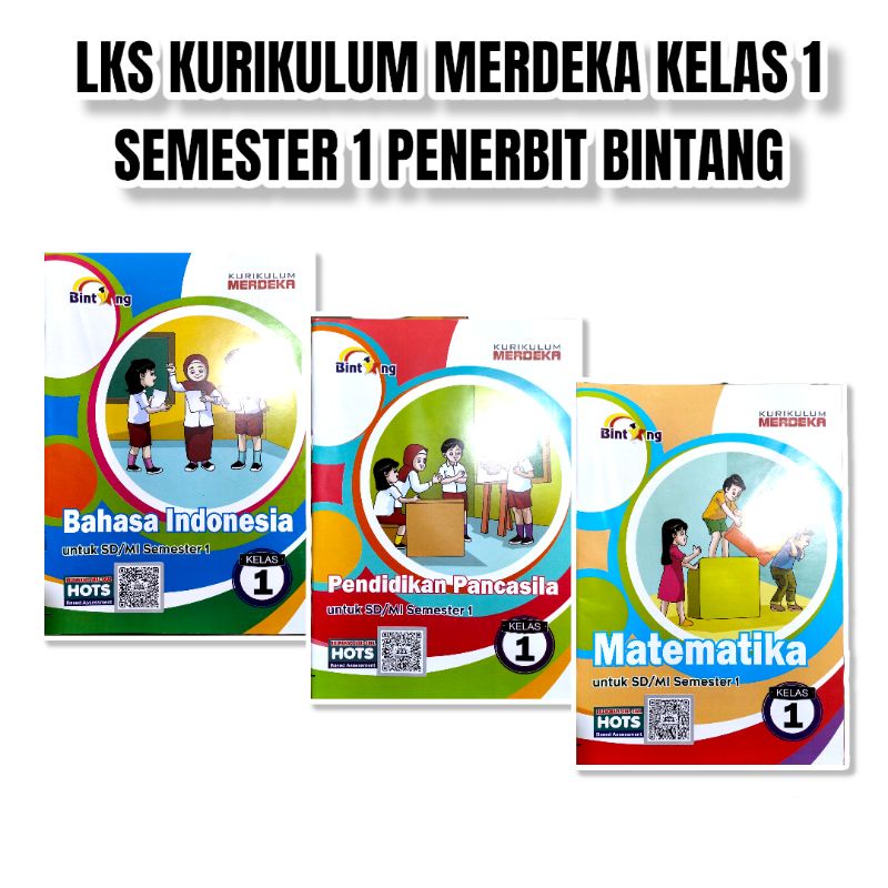 Jual Buku LKS Kurikulum Merdeka Kelas 1 Penerbit Bintang Shopee Indonesia