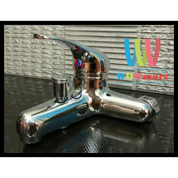 Jual KRAN KERAN PANAS DINGIN MIXER SHOWER MANDI STAINLESS STEEL