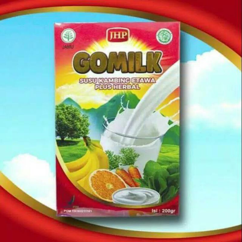 Jual Susu Kambing Etawa Gomilk Go Milk Plus Herbal Dan Daun Kelor