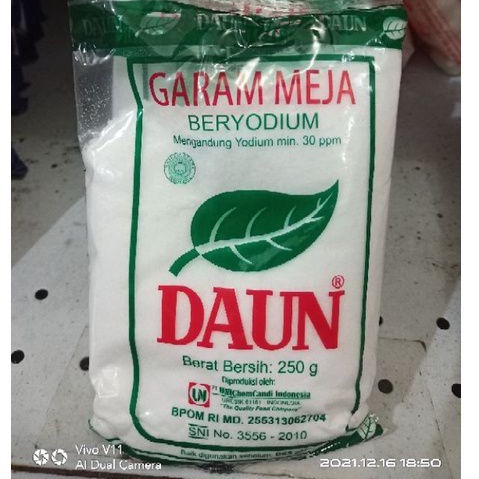 Jual Daun Garam Meja Beryodium Gr Shopee Indonesia