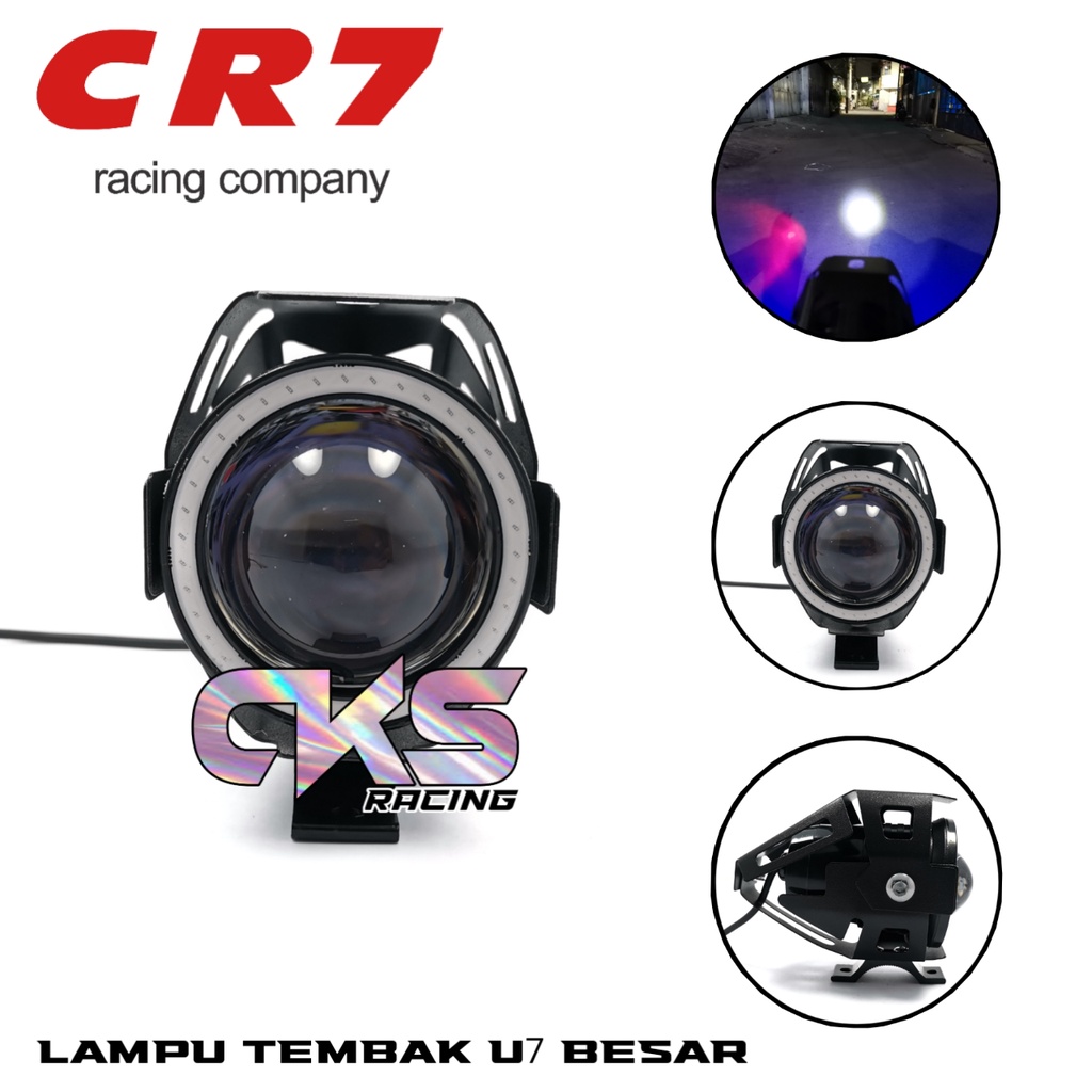 Jual Lampu Tembak U7 Besar Sorot LED Cree U7 Transformer Projector CR7