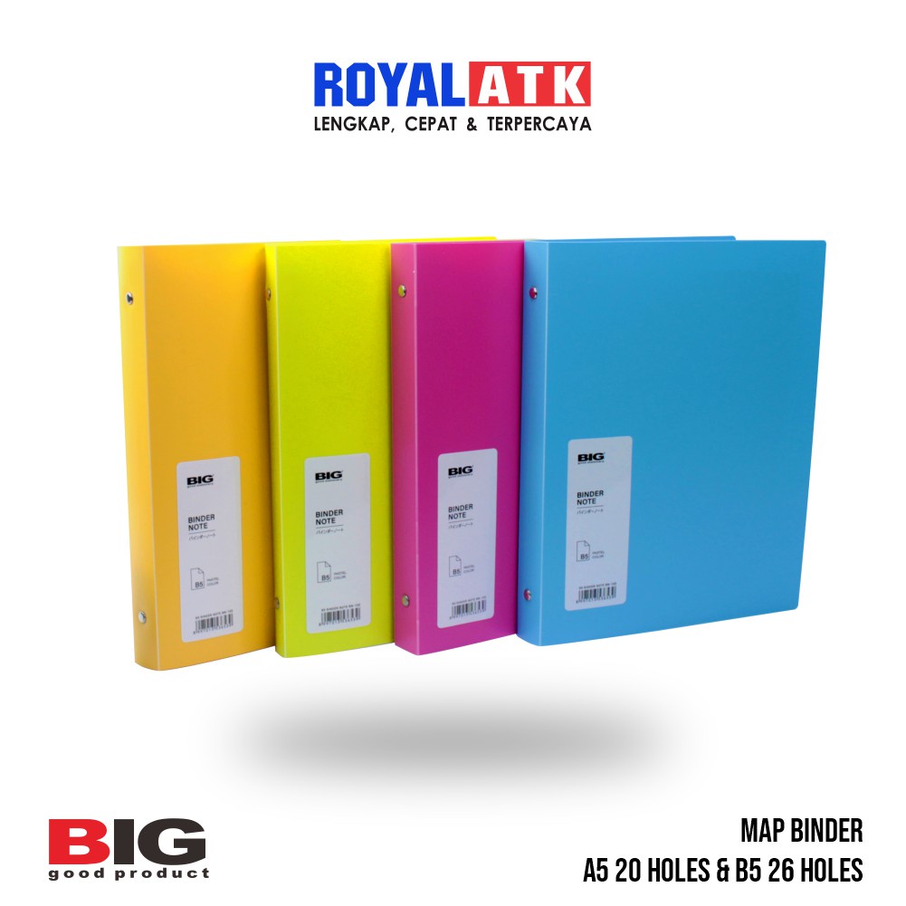 Jual Binder Polos A B Big Warna Pastel Binder Polos Warna Pastel