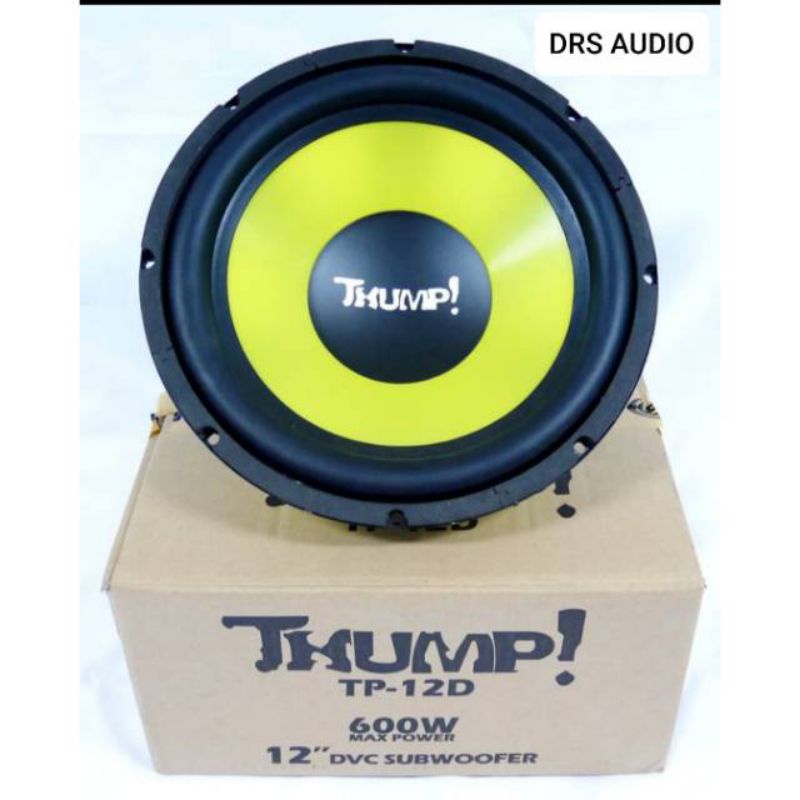 Jual Subwoofer Thump Tp D Inch Double Coil Shopee Indonesia