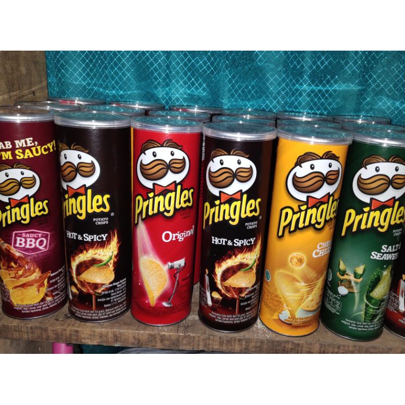 Jual Pringles Potatocrips Berat Bersih Gram Banyak Rasa Shopee