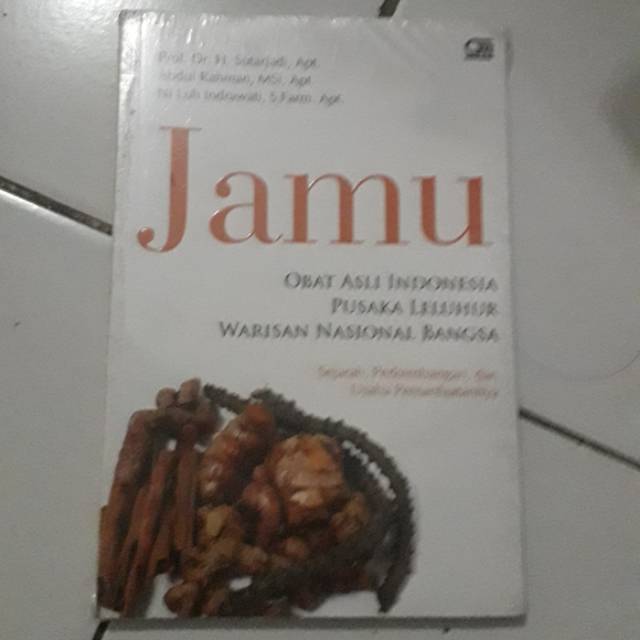 Jual Buku Jamu Obat Asli Indonesia Pusaka Leluhur Warisan Nasioanal