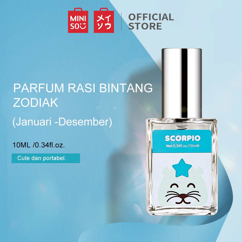 Jual Miniso Official Zodiak Parfum Wanita Pria 10 Ml EDP Perfume