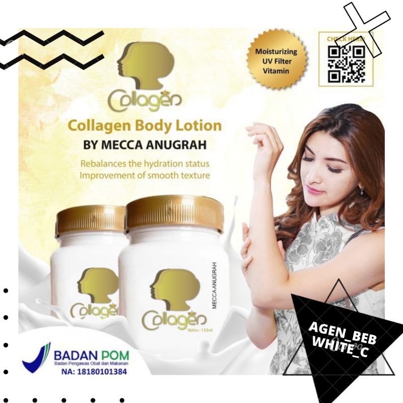 Jual Bibit Collagen Handbody Pemutih Mecca Original Body Lotion Mecca