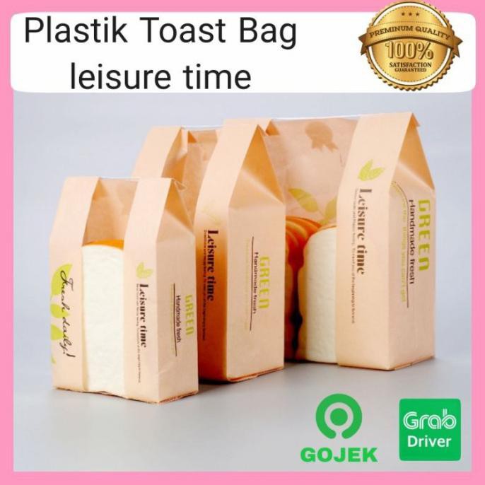 Jual Plastik Roti Tawar Toast Bag Leisure X Cm Kemasan Packaging