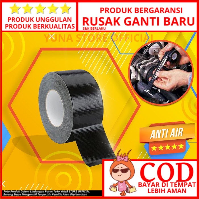 Jual Lakban Tambal Pipa Ledeng Paralon Anti Air Anti Bocor Hitam