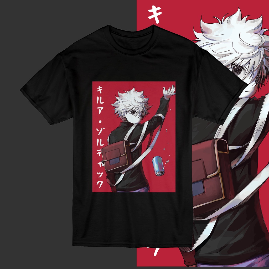 Jual Kaos Anime Tshirt Jepang Harakiri Angry Killua Shopee Indonesia