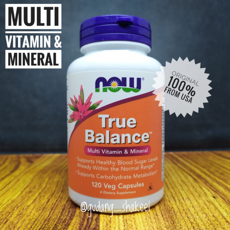 Jual Now Foods True Balance Multivitamin Mineral Veg Capsules