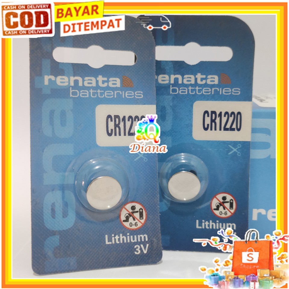 Jual Original Renata Cr V Batrai Cr Lithium Single Pack