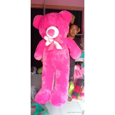 Jual Boneka Teddy Bear Pita Love Bordir Super Jumbo Meter Shopee