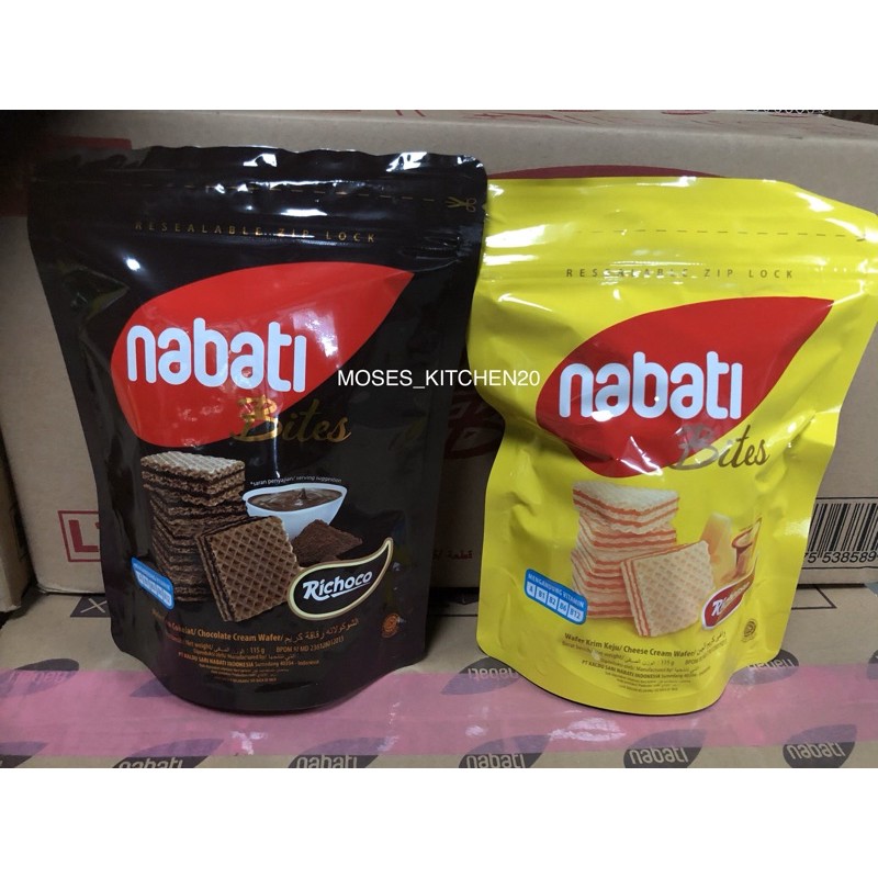 Jual NABATI POUCH KEJU COKLAT 115gr WAFER NABATI POUCH COKLAT KEJU