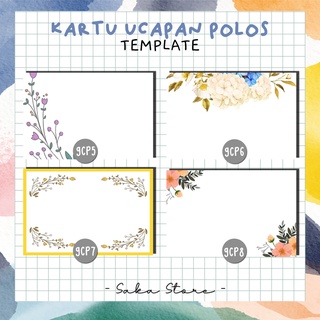 Jual Kartu Ucapan Polos Greeting Card Polos Kartu Ucapan Custom