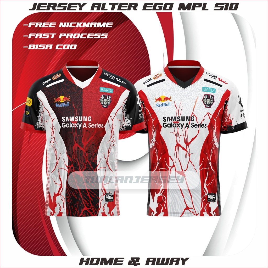 Jual Jersey Baju Kaos Alter Ego Terbaru Home Away Gratis