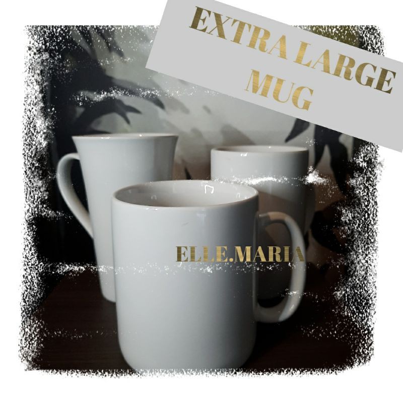 Jual MUG KERAMIK EXTRA BESAR EXTRA LARGE CERAMIG MUGS Shopee Indonesia