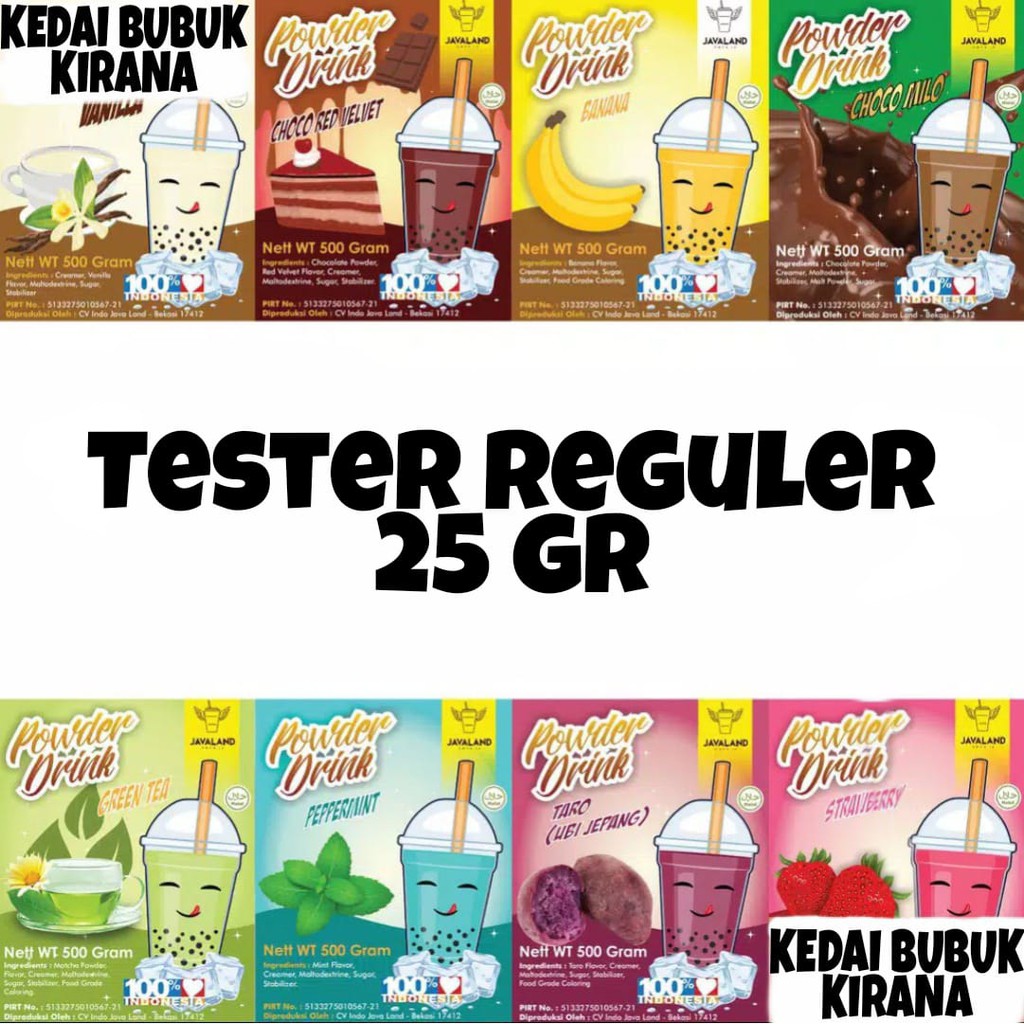 Jual Bubuk Minuman Serbuk Minuman Powder Drink Bubuk Rasa Thai Tea