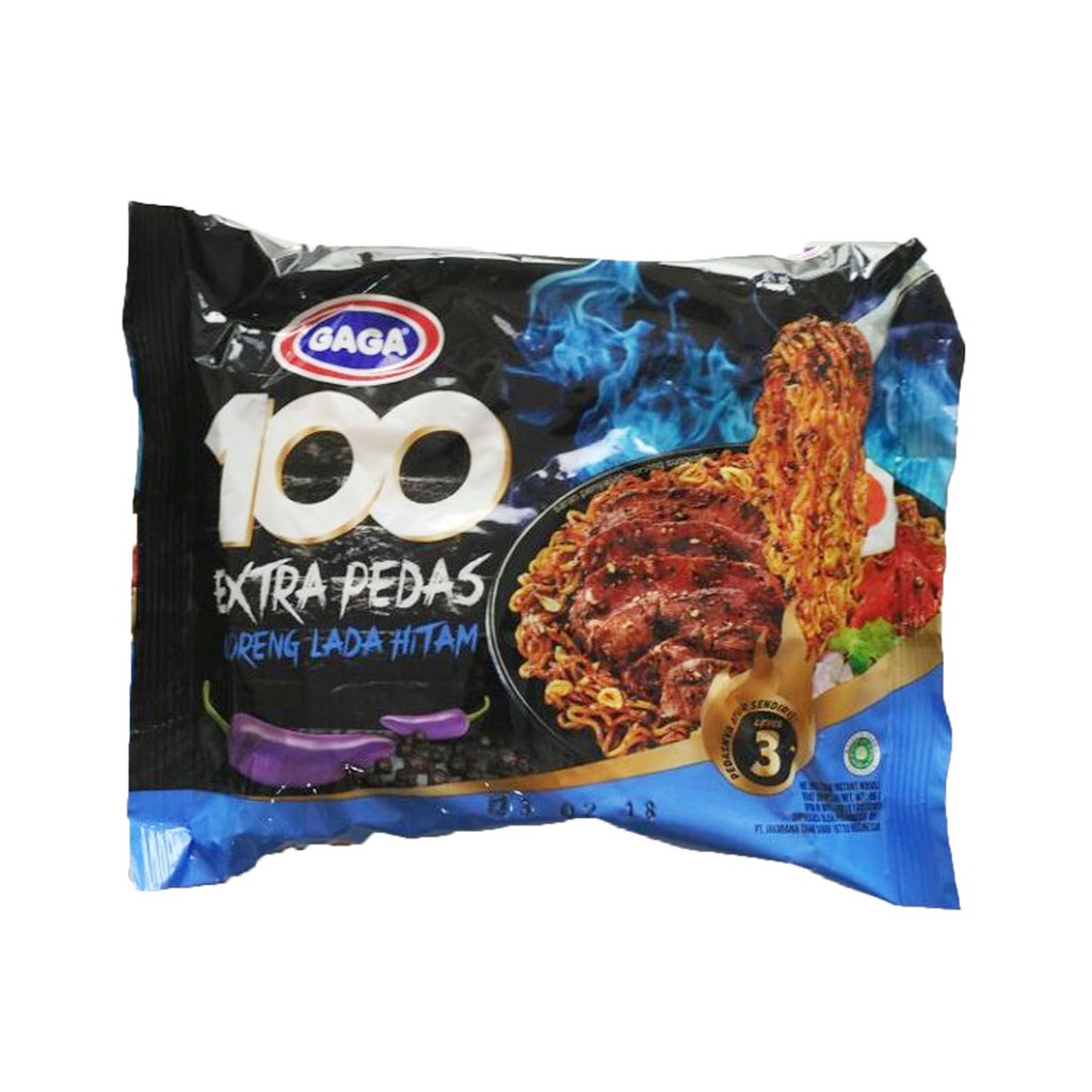 Jual Gaga Mie Extra Pedas Goreng Lada Hitam Gr Farmers Market