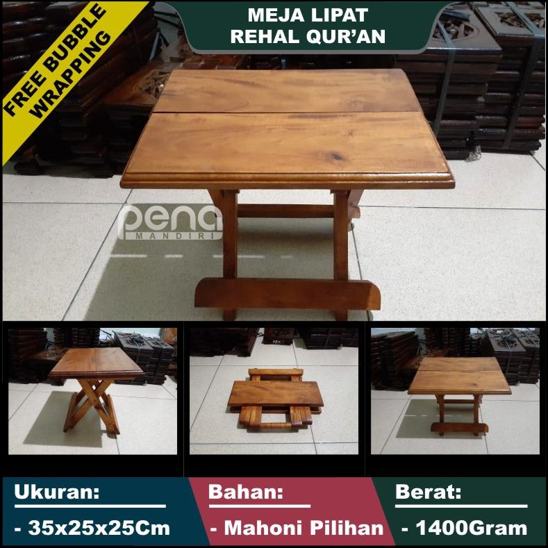 Jual Meja Lipat Belajar Belajar Mengaji Bahan Kayu Uk X Ongkir