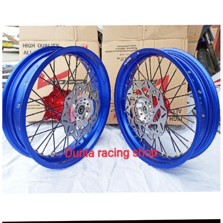 Jual Sepaket Velg Supermoto Velg Sumo Honda CRF 150 Paketan Velg Rossi