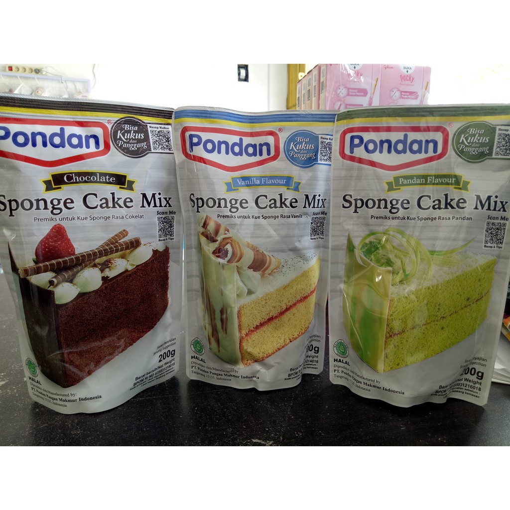 Jual Pondan Sponge Cake Mix 200gr Shopee Indonesia