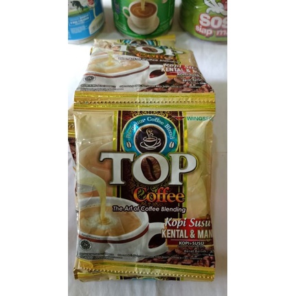 Jual Top Coffe Kopi Susu Kental Dan Manis Isi Berat Gr Shopee