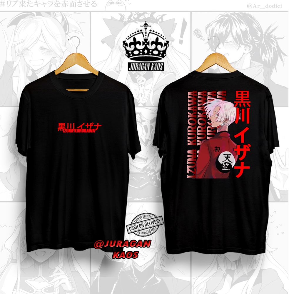 Jual Kaos Tokyo Revengers Tenjiku Izana Kurokawa Kaos Anime Kaos