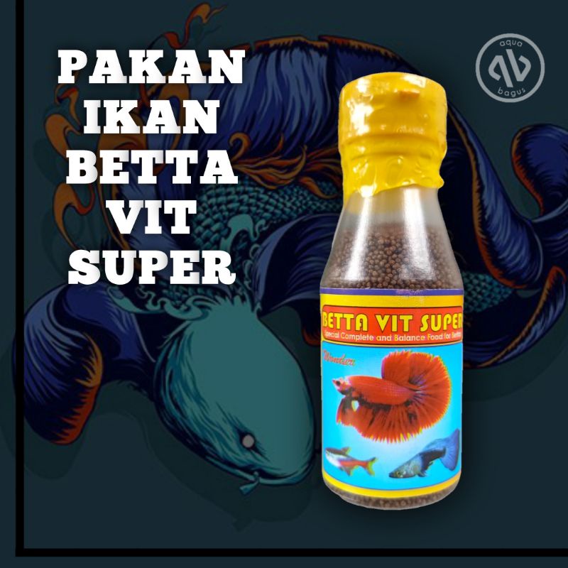 Jual PAKAN IKAN CUPANG BETAVIT BETTAVIT SUPER MAKANAN IKAN CUPANG