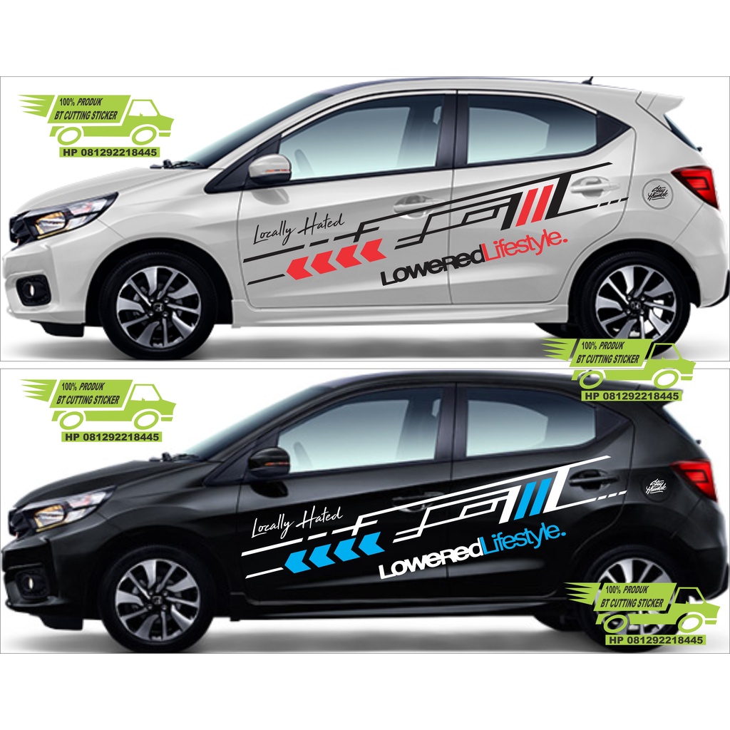 Jual BT Sticker Brio Sticker Honda Brio Sticker Car Brio Sticker Honda