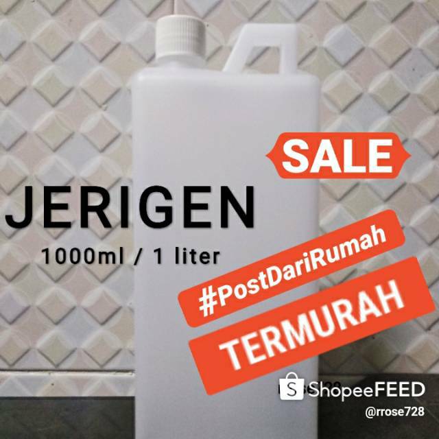 Jual Jerigen Drigen Plastik Ml Liter Hdpe Baru Steril