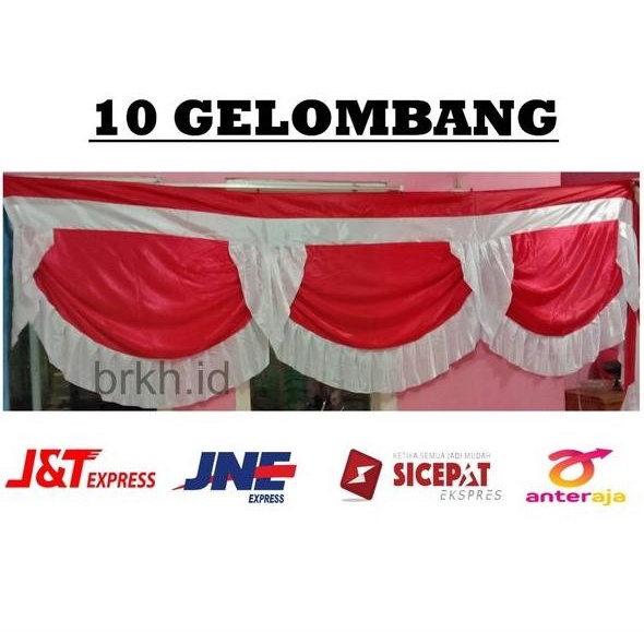 Jual Bendera Merah Putih Umbul Umbul Bekron Background Hias Model