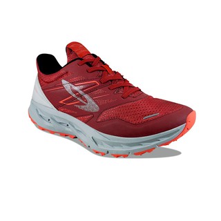 Jual Nineten Yuza Evo Sepatu Trail Running Merah Cream Abu