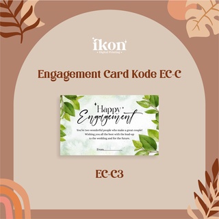 Jual Engagement Card Kode Ec C Kartu Ucapan Engagement Kartu Lamaran