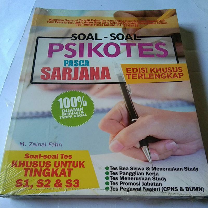 Jual Buku Psikotes Soal Soal Psikotes Pasca Sarjana Shopee Indonesia