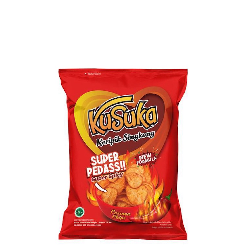 Jual Kusuka Keripik Singkong Super Pedas X Gr Indonesia Shopee