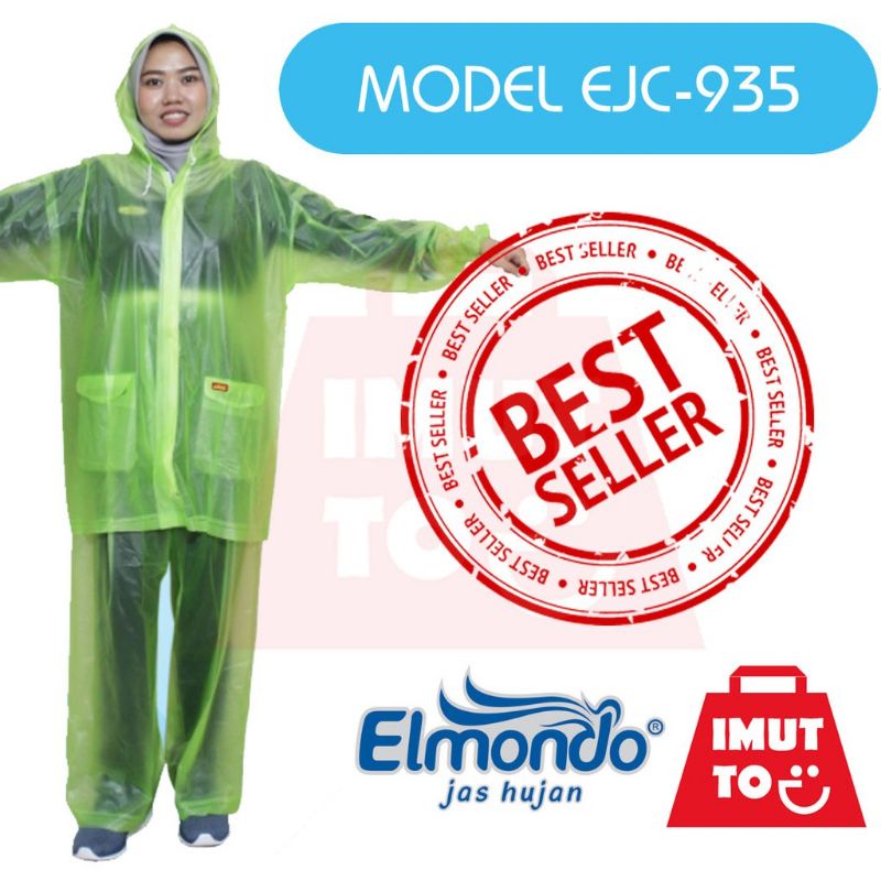 Jual Jas Hujan Elmondo Setelan Jaket Celana Pria Wanita Dewasa Warna