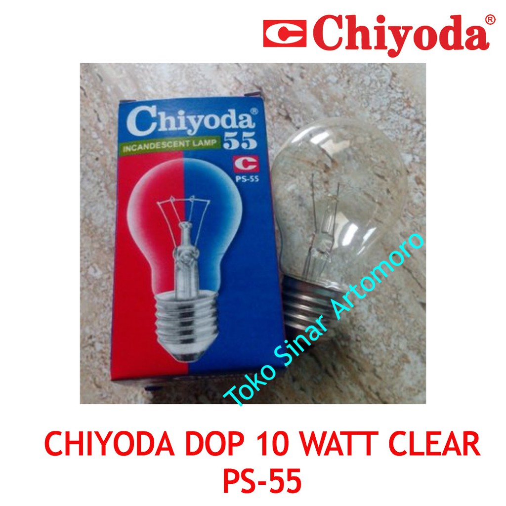 Jual Dop Chiyoda Ciyoda Lampu Ps Watt Incandescent Lamp Warna