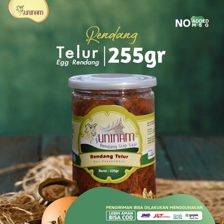 Jual Uninam Rendang Telur Payakumbuh Gr Lauk Siap Saji Praktis Tanpa