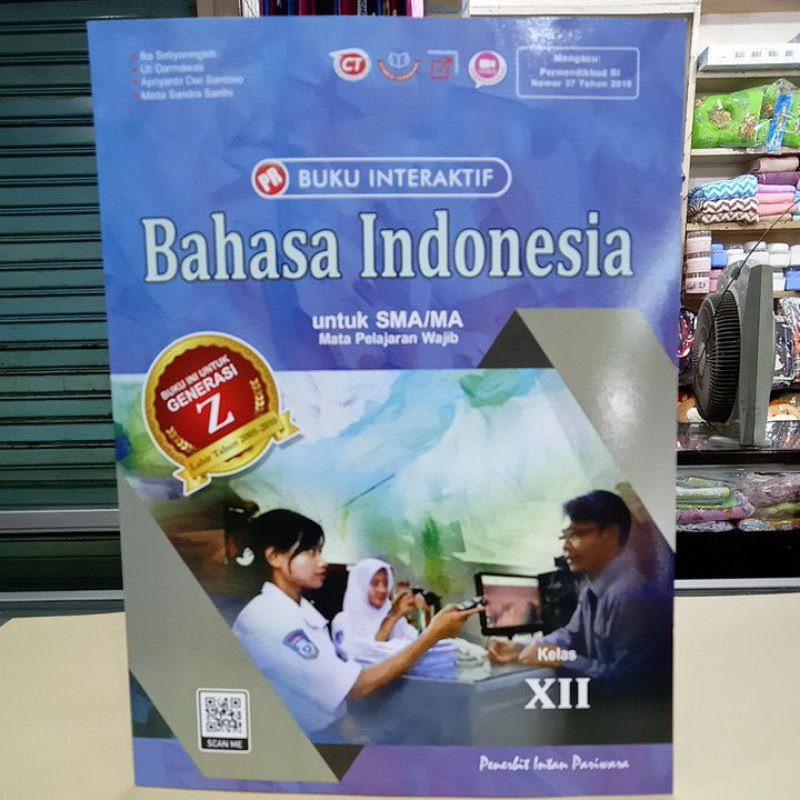 Jual Buku PR LKS Interaktif Bahasa Indonesia Kelas XII 12 K 13 Intan