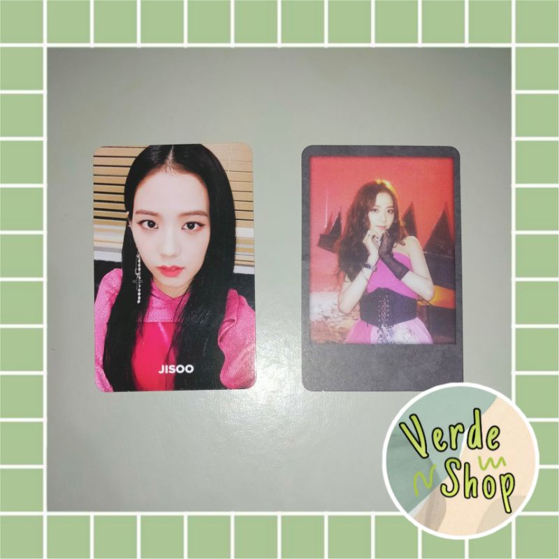 Jual Ready Photocard Jisoo Square Up Pink Ver Pc Jisoo Kill This