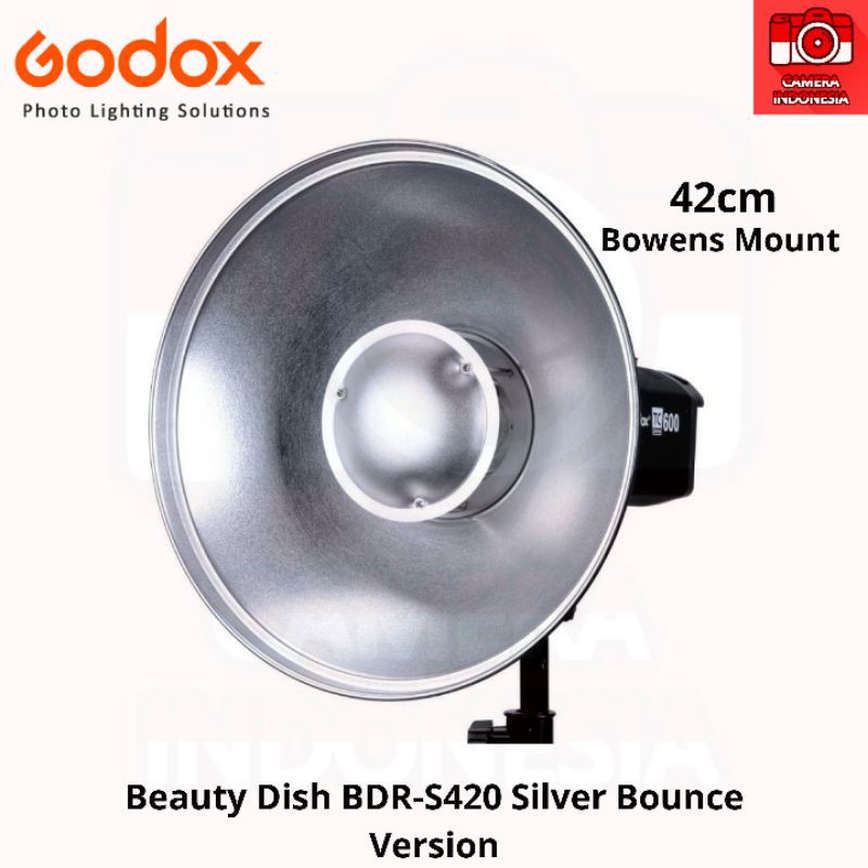 Jual Godox Bdr S Beauty Dish Lampu Studio Cm Bowens Mount Silver