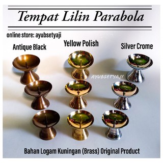 Jual Tempat Lilin Kuningan Candle Holder Antik All Varian Wadah Lilin